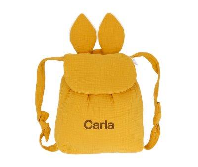 Mochila Pequea Gasa Conejo Miel Personalizable