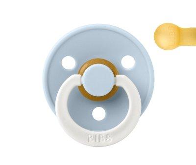 Sucette BIBS Colour Round Baby Blue GLOW