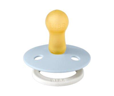 Sucette BIBS Colour Round Baby Blue GLOW