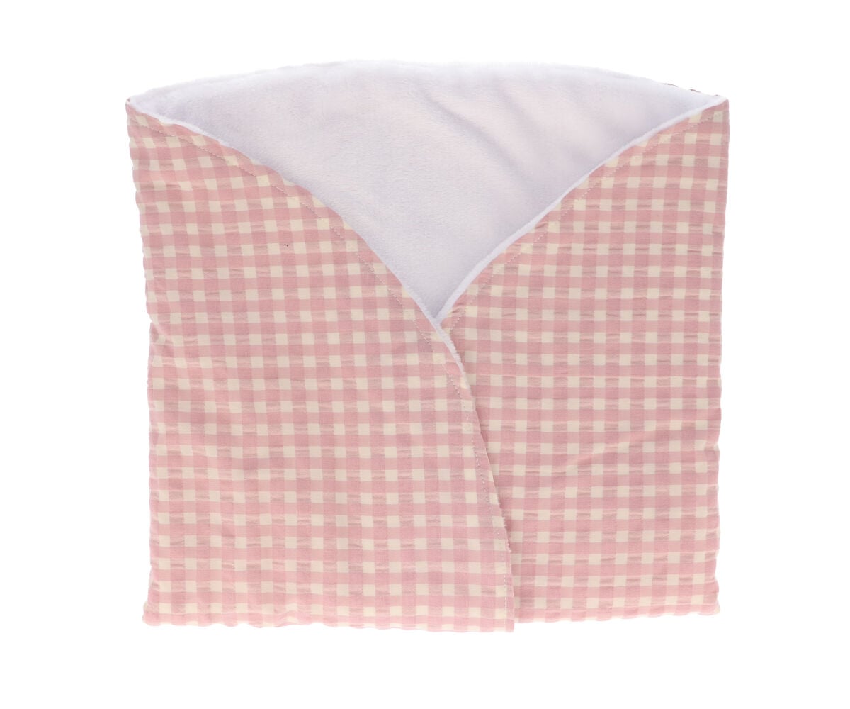 personalised pink blanket