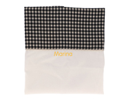 Coperta Personalizzabile Vichy Nero