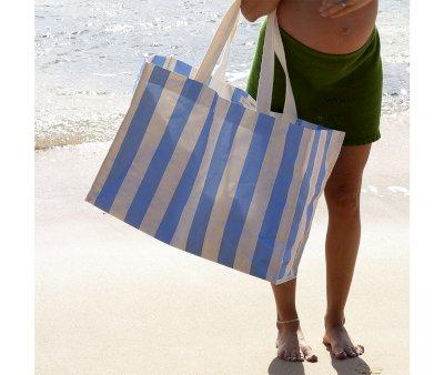 Bolsa de Playa Le Weekend Rayas Azules