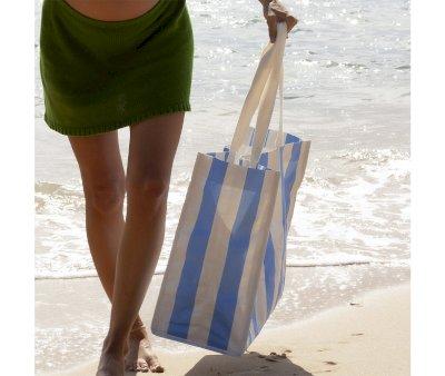 Bolsa de Playa Le Weekend Rayas Azules