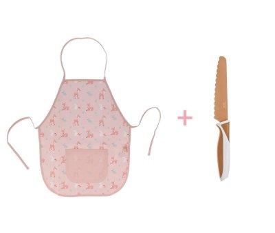 Sweet Deer Kids Apron Pack Personalised + Caramel Knife
