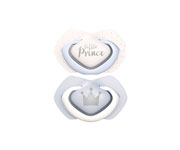 Sucettes anatomiques Silicone Roya Baby Bleul