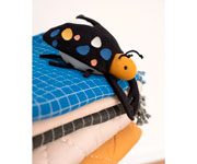 Manta Beb Cuadros Bright Blue