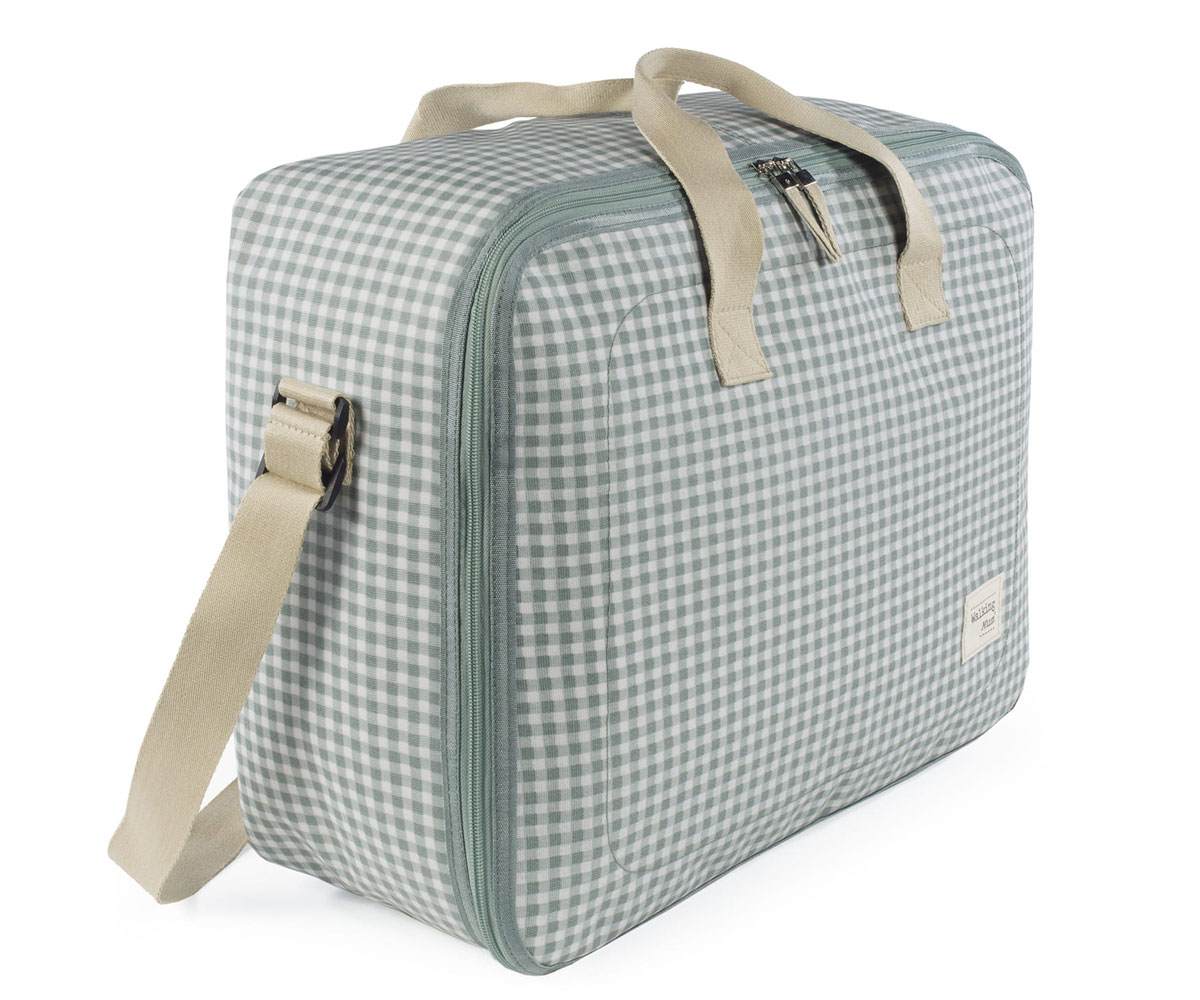 Valise I Love Vichy Vert