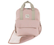 Sac  dos pour Poussette I Love Vichy Rose