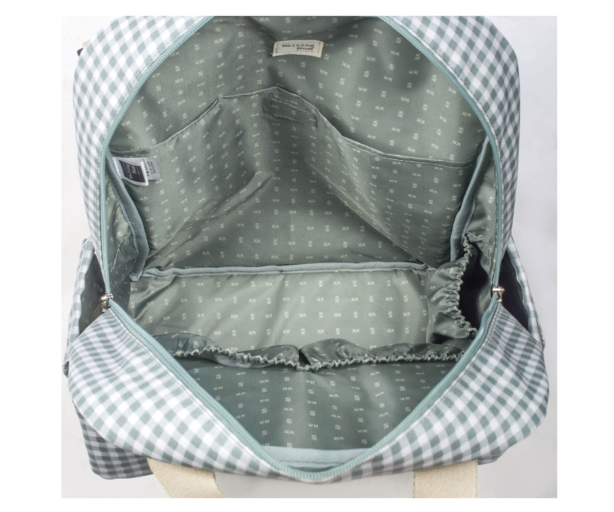 Mochila para Silla de Paseo I Love Vichy Verde - Tutete