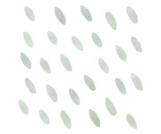 Adhesivos Pared Gotas Verde