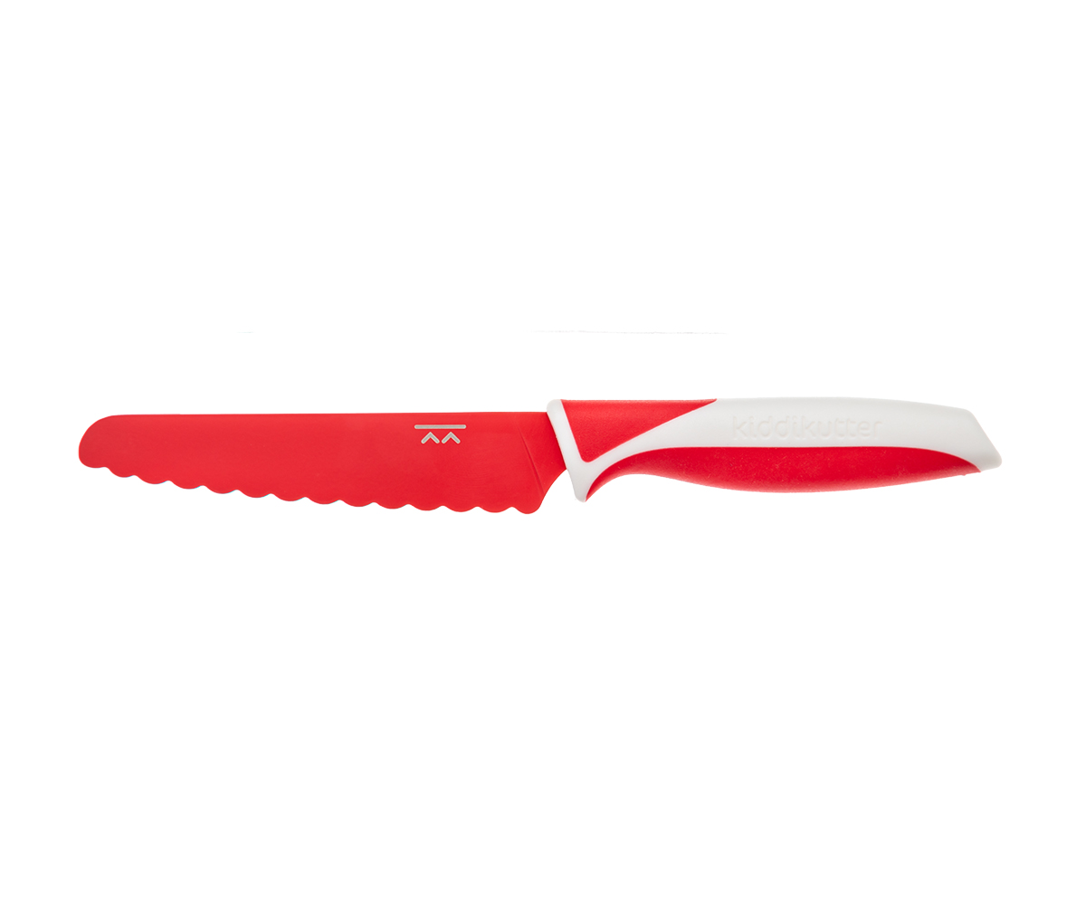 Coltello Autonomia Kiddikutter Bimbi Rosso