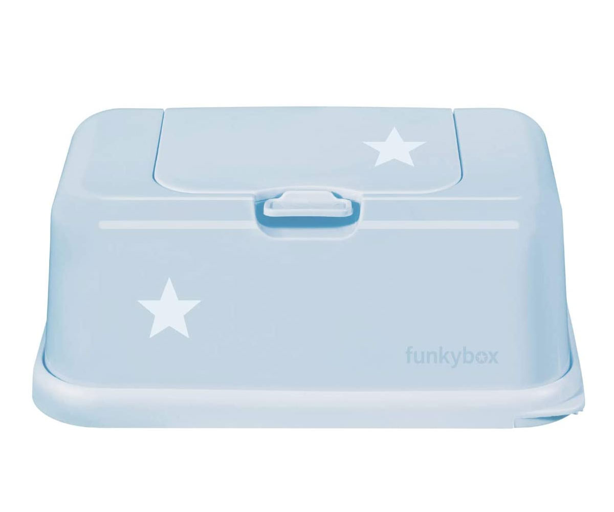 Caixa De Toalhetes Funkybox Azul Pastel