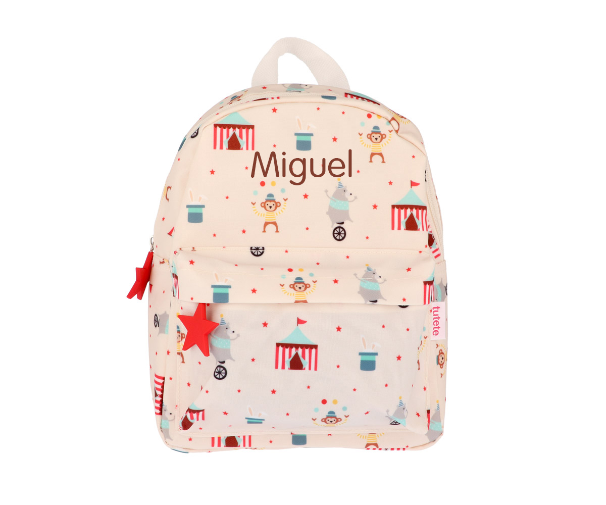 Mochila Infantil Circus Personalizable - Tutete