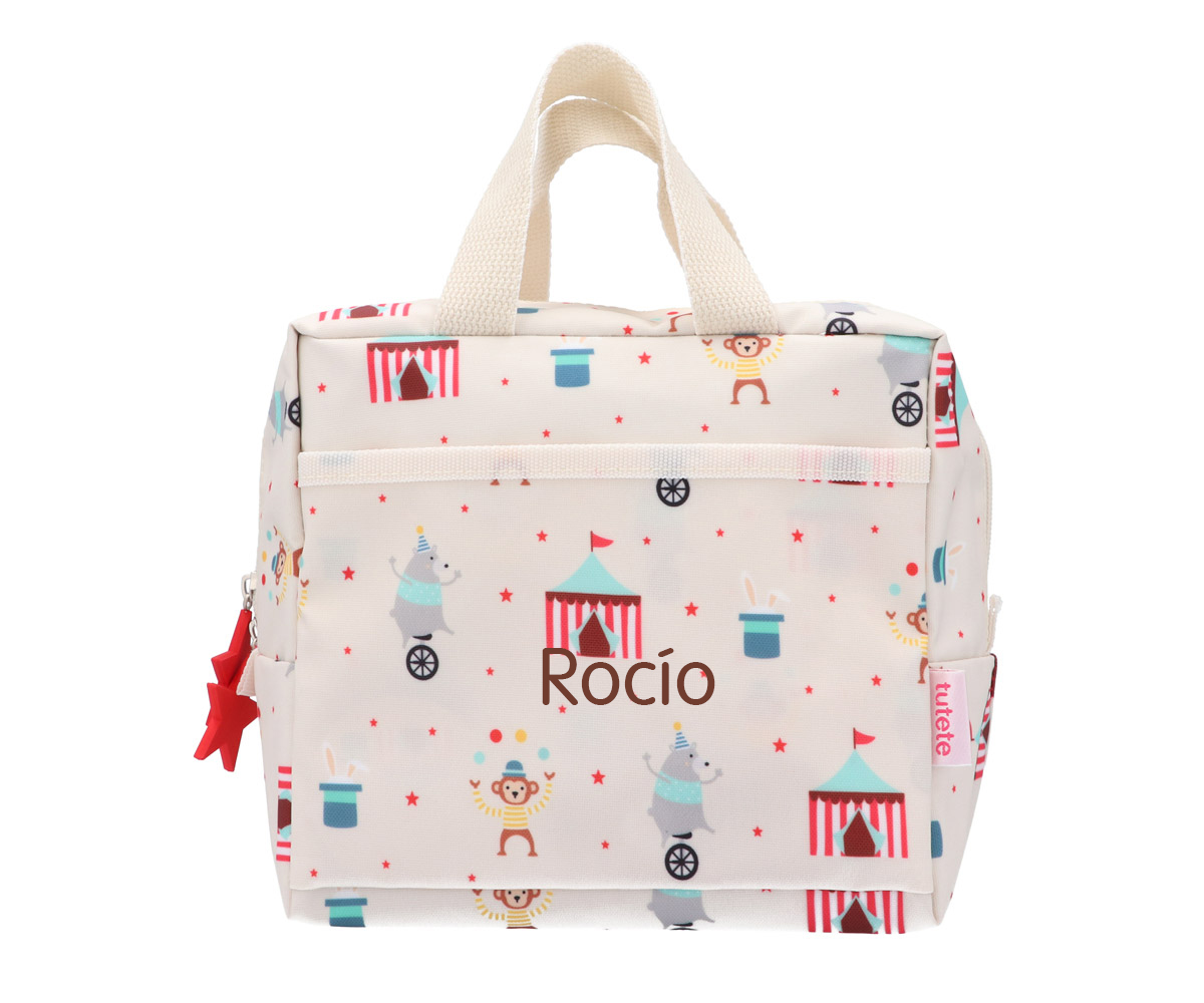 Bolsa Merienda Termica Circus Personalizable Tutete