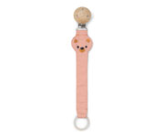 Sujetachupetes Teddy Rosa Personalizable
