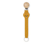 Porta Chupetas Teddy Amarelo