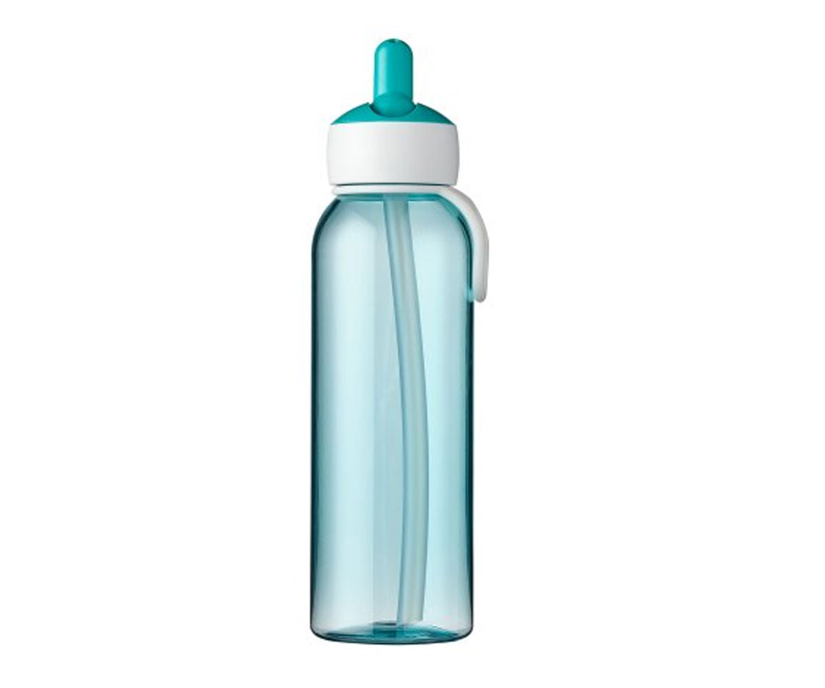 Bouteille Campus Flip-Up Personnalisée Turquoise 500 Ml Animal Friends