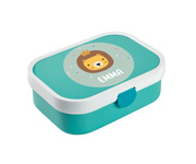 Midi Lunch Box Campus Turchese Personalizzato Animal Friends