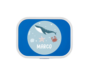 Midi Lunch Box Campus Azzurro Personalizzato Ocean