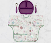 Bavaglio Bumkins con Maniche Floral
