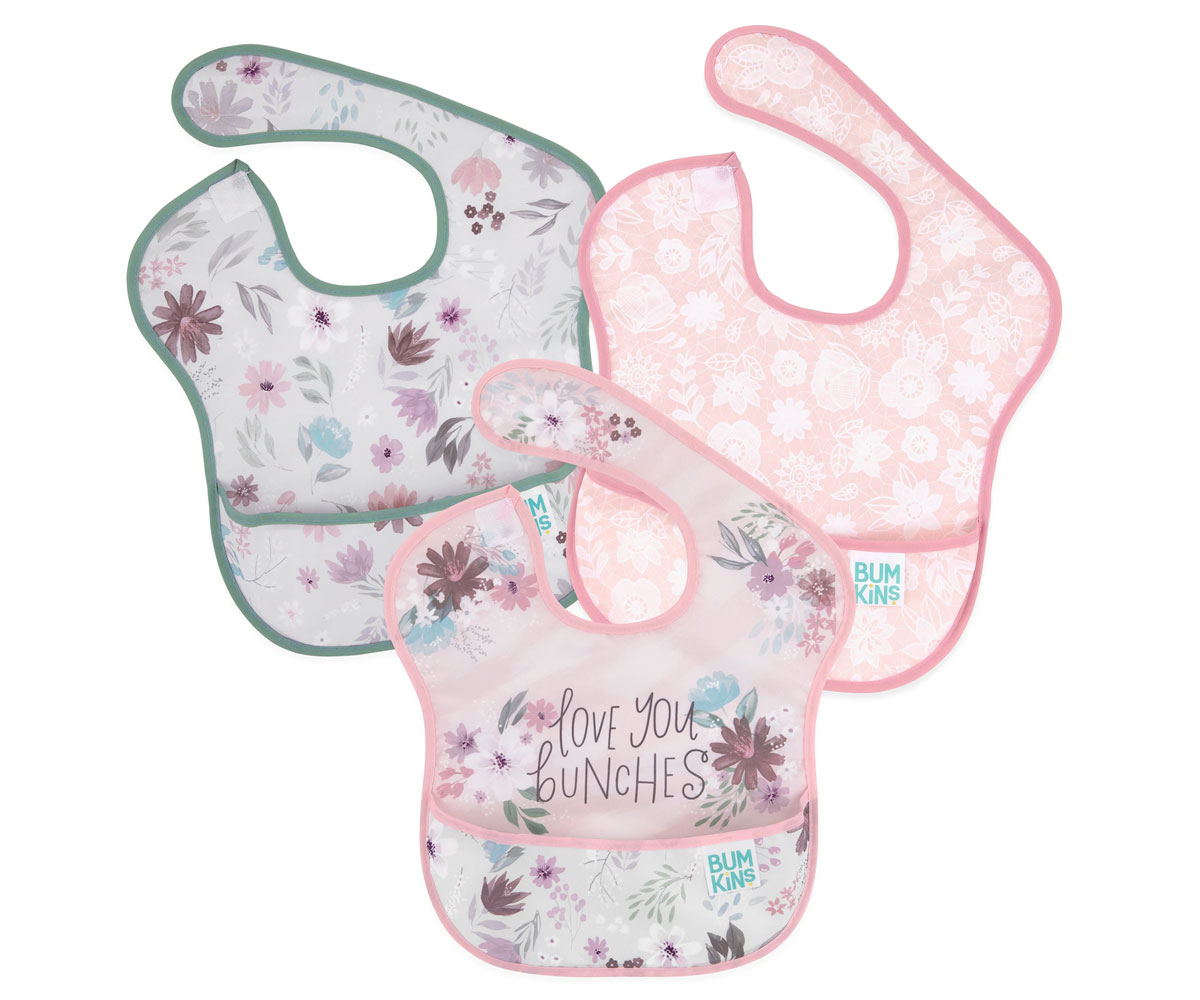 3 Baberos Bumkins Floral