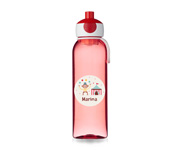 Botella Campus Pop-Up Personalizada Roja 500ml Circus