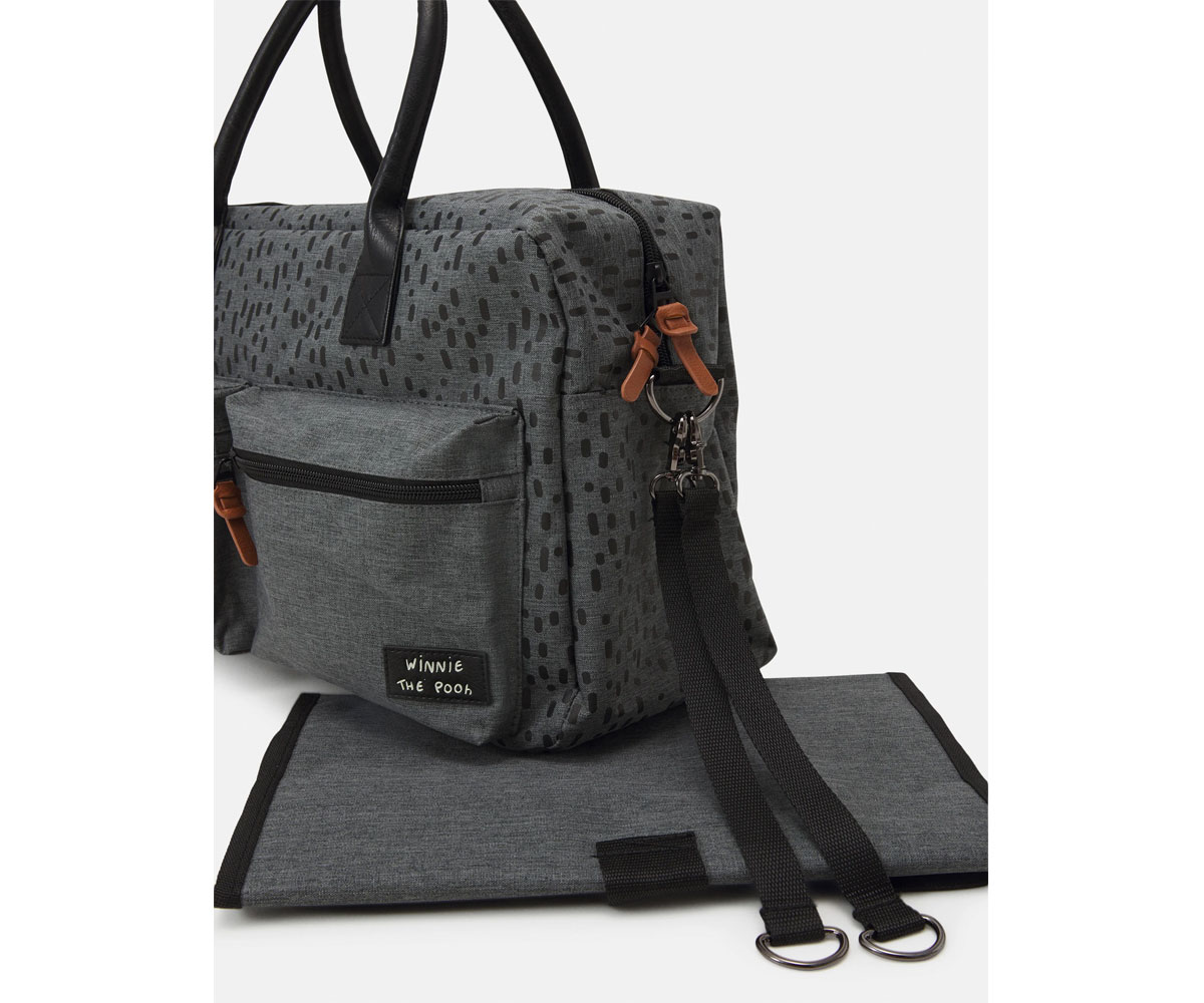 Bolso Carro Bebé con Cambiador Winnie The Pooh Better Care Gris - Tutete