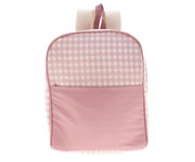 Mochila Vichy Rosa Personalizable