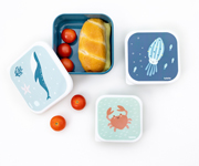 Pack 3 Scatoline Snack Ocean