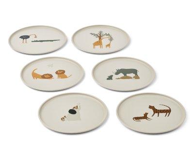 Pack of 6 Remco All Together / Sandy Plates