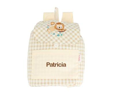 Zaino Piccolo Vichy Savannah Personalizzabile