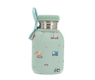 Steel Bottle with Personalised Trucks Case 350ml