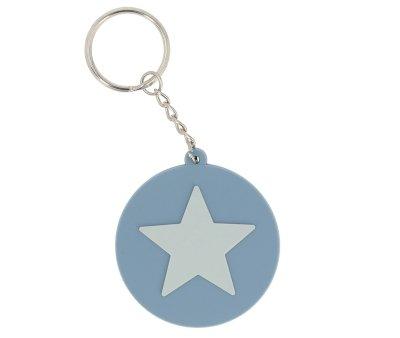 Pack 3 Llaveros Silicona Star Blue