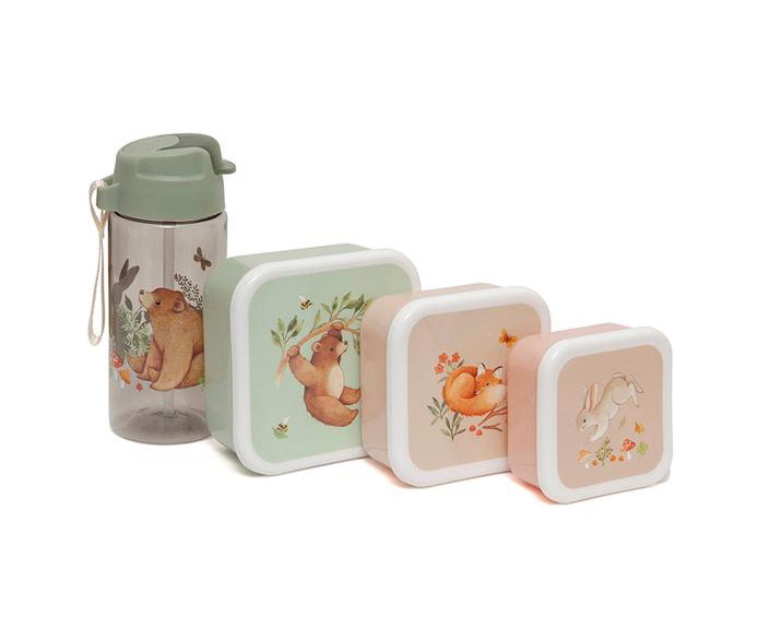 Set 3 Lunch Box Bear and Friends