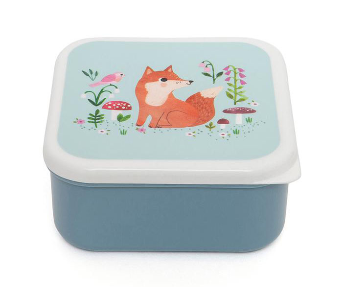 Set 3 Lunch Box Woodland Stone Blue