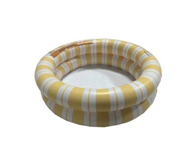 Piscina Hinchable Baby Stripes Orange/White