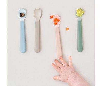 Pack 3 Cucharas para Beb Fcil Agarre Foodie Powder