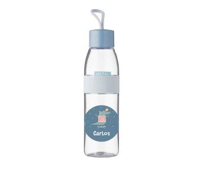 Bottiglia Ellipse Nordic Blue 500ml + Etichetta Croc Personalizzata
