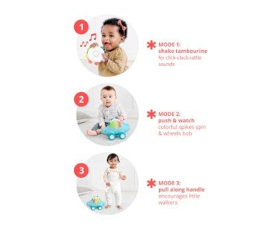Toy Pull Explore & More 3-in-1 Musical Dino