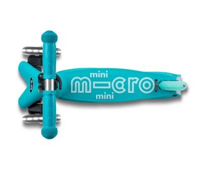 Patinete Plegable Mini Micro Deluxe Aqua Luces LED