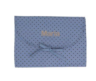 Bolsa Muda Roupa Mini Star Blue Personalizvel