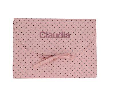 Bolsa  Muda Roupa Mini Star Pink Mudding