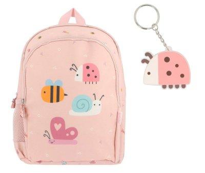 Mochila Mdia Bugs e Porta-chaves Personalizvel