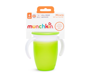 Bicchiere Antigoccia Manici Miracle 360 Tappo Verde 200ml
