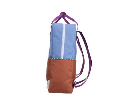 Mochila Grande Personalizable Better Together Colourblocking Badminton Blue + Leather Ball