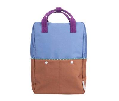 Mochila Grande Personalizable Better Together Colourblocking Badminton Blue + Leather Ball