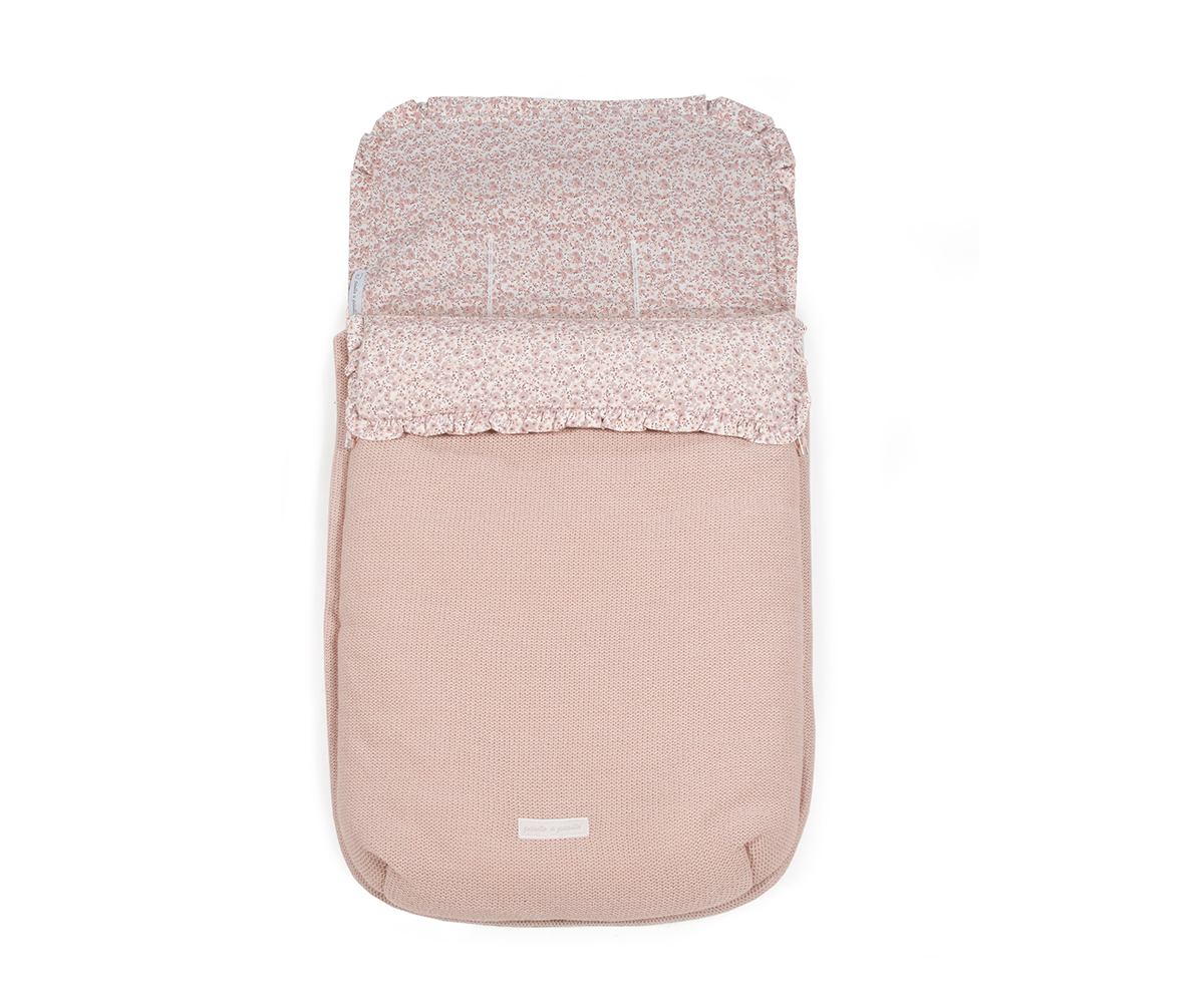 Sac De Couchage Cuco 3 En 1 Flower Mellow Rose Tricot