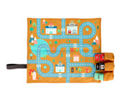 Mustard Tablecloth Set Circuit +3 Cars