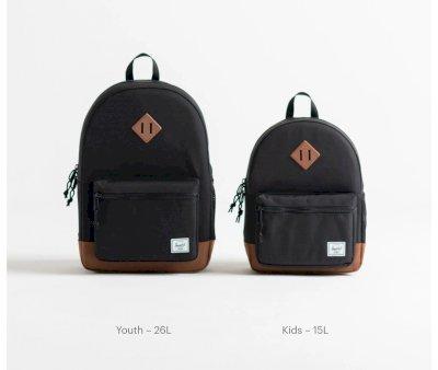 Mochila Personalizvel Herschel Heritage Kids Fuchsia Purple/Saddle Brown