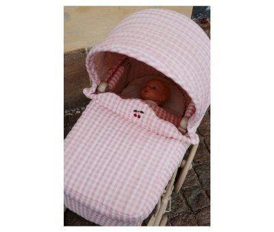 Carrito de Muecas Powder Pink Check